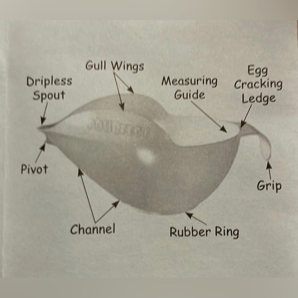 New POURfect Set of 2 Spill Poof Bowls w/Measurements inside of bowl - Picture 8 of 10